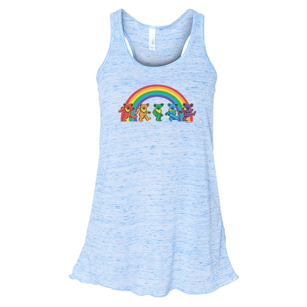 Grateful Dead Rainbow Bears Soft and Flowy Tank - Picture 2 of 5